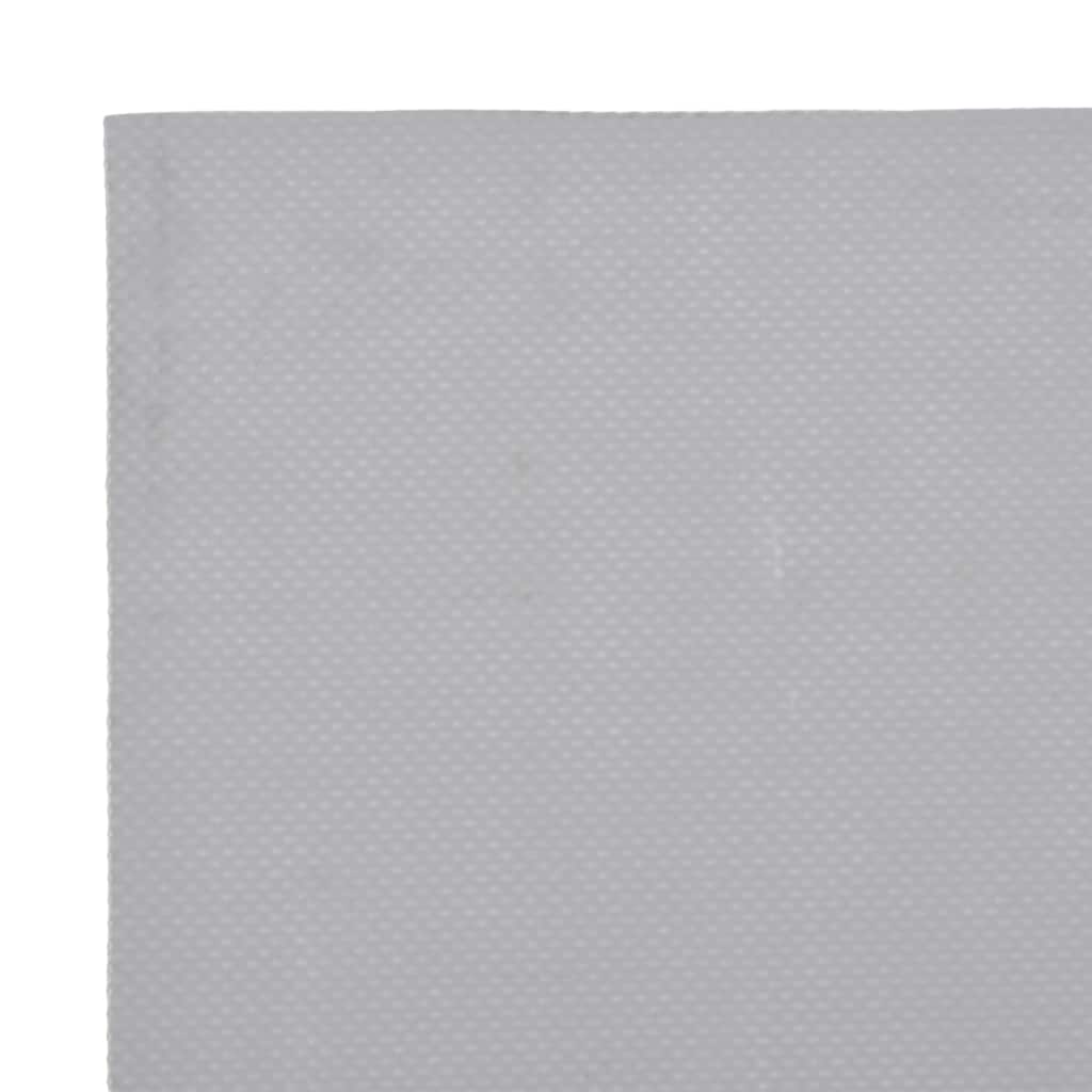 Plane 650g / m² Grau 3,5 x 5 m Canvas mit PVC-Beschichtung