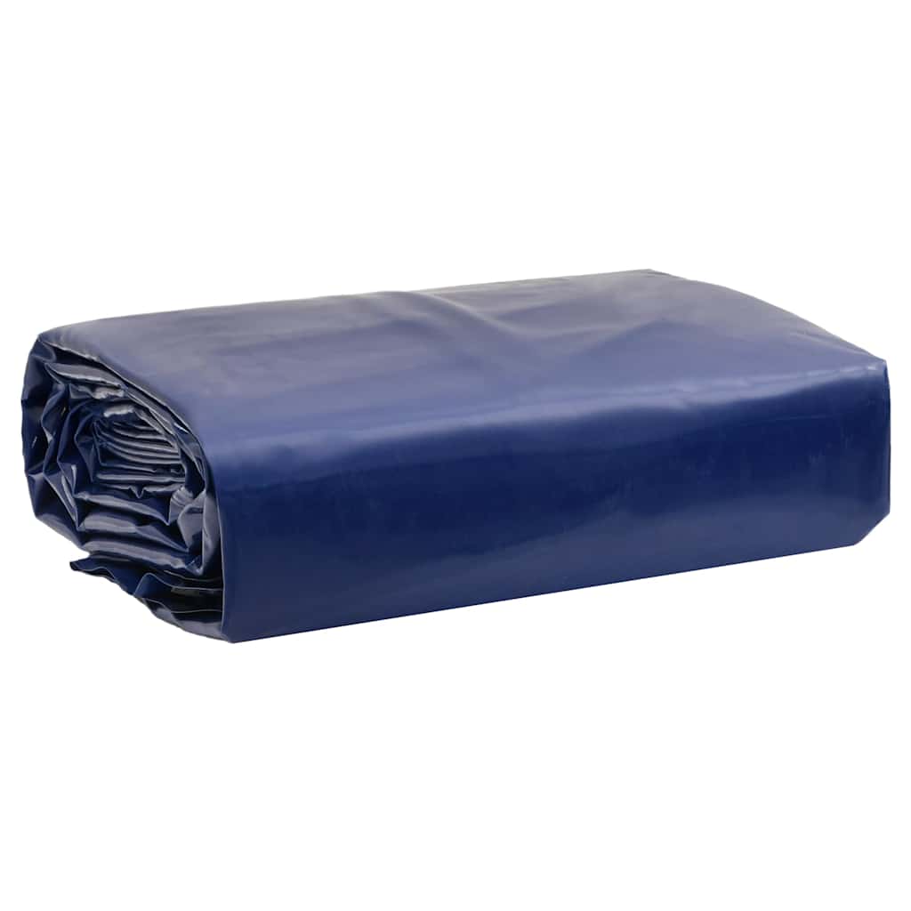 Plane 650g / m² Blau 3 x 6 m Canvas mit PVC-Beschichtung