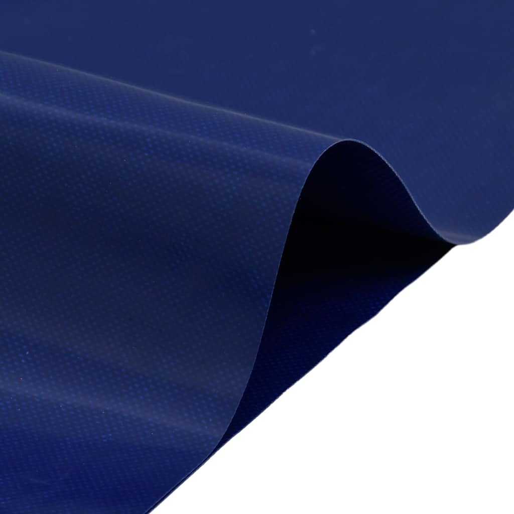 Plane 650g / m² Blau 3 x 6 m Canvas mit PVC-Beschichtung