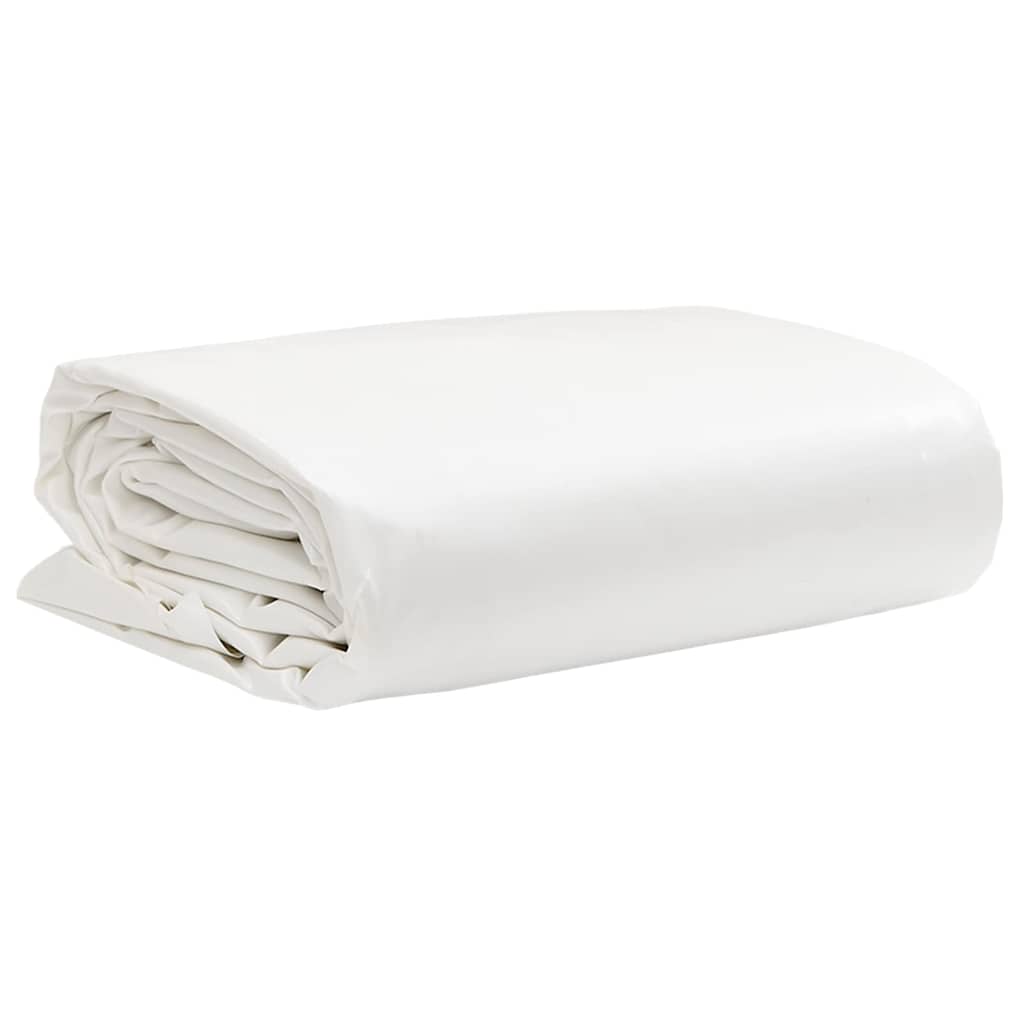 Plane 650g / m² Weiß 1,5 x 10 m Canvas mit PVC-Beschichtung