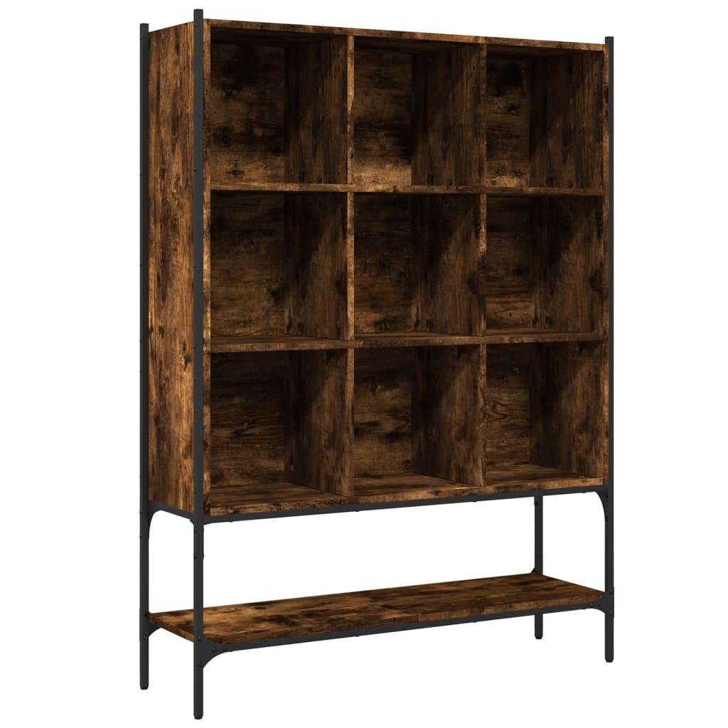 Bookshelf smoked oak 102x30x141.5 cm wood material