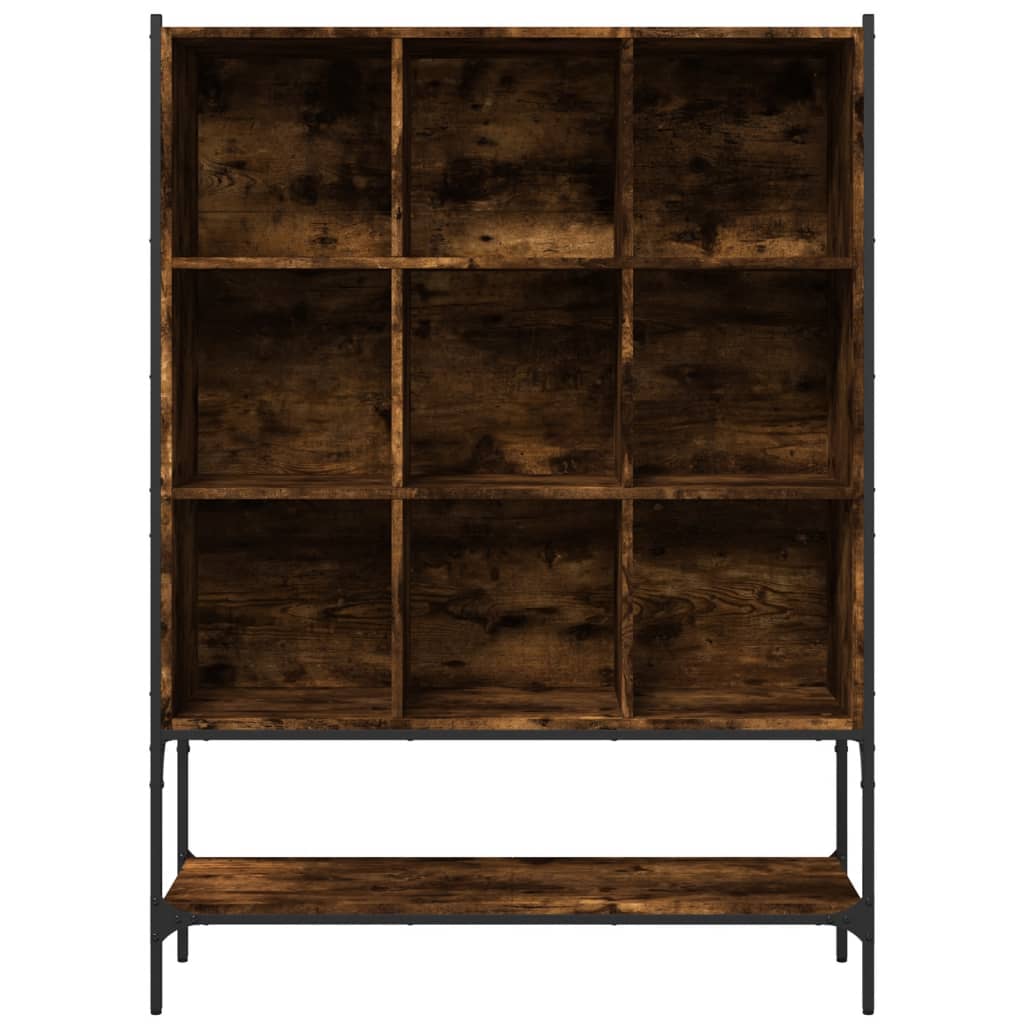 Bookshelf smoked oak 102x30x141.5 cm wood material