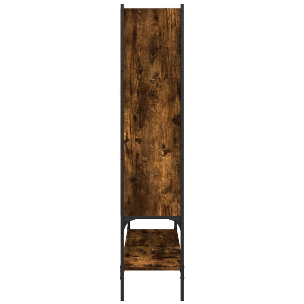 Bookshelf smoked oak 102x30x141.5 cm wood material