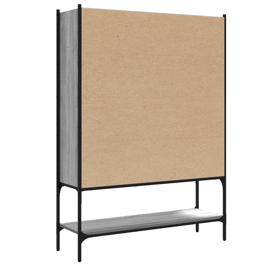 Bookshelf Grey Sonoma 102x30x141.5 cm wood material