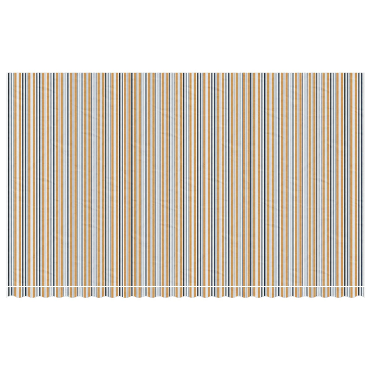 Ersatzstoff für Markise Mehrfarbig 600x350 cm Polyester