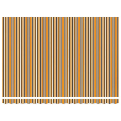Ersatzstoff für Markise Mehrfarbig 500x350 cm Polyester