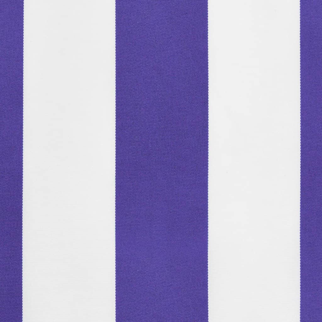 Markisenvolant Blau und Weiß Gestreift 300 cm