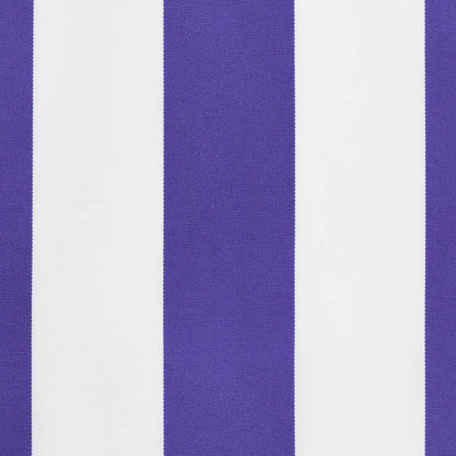 Markisenvolant Blau und Weiß Gestreift 500 cm