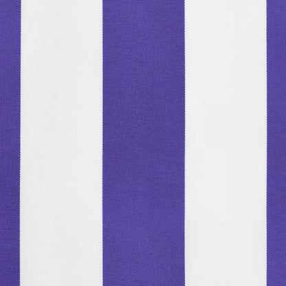 Markisenvolant Blau und Weiß Gestreift 600 cm