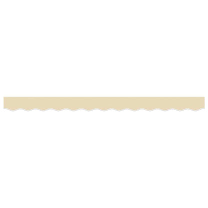 Markisenvolant Creme Gestreift 300 cm