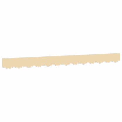 Markisenvolant Creme Gestreift 350 cm