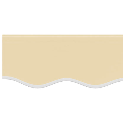 Markisenvolant Creme Gestreift 350 cm