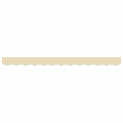 Markisenvolant Creme Gestreift 350 cm