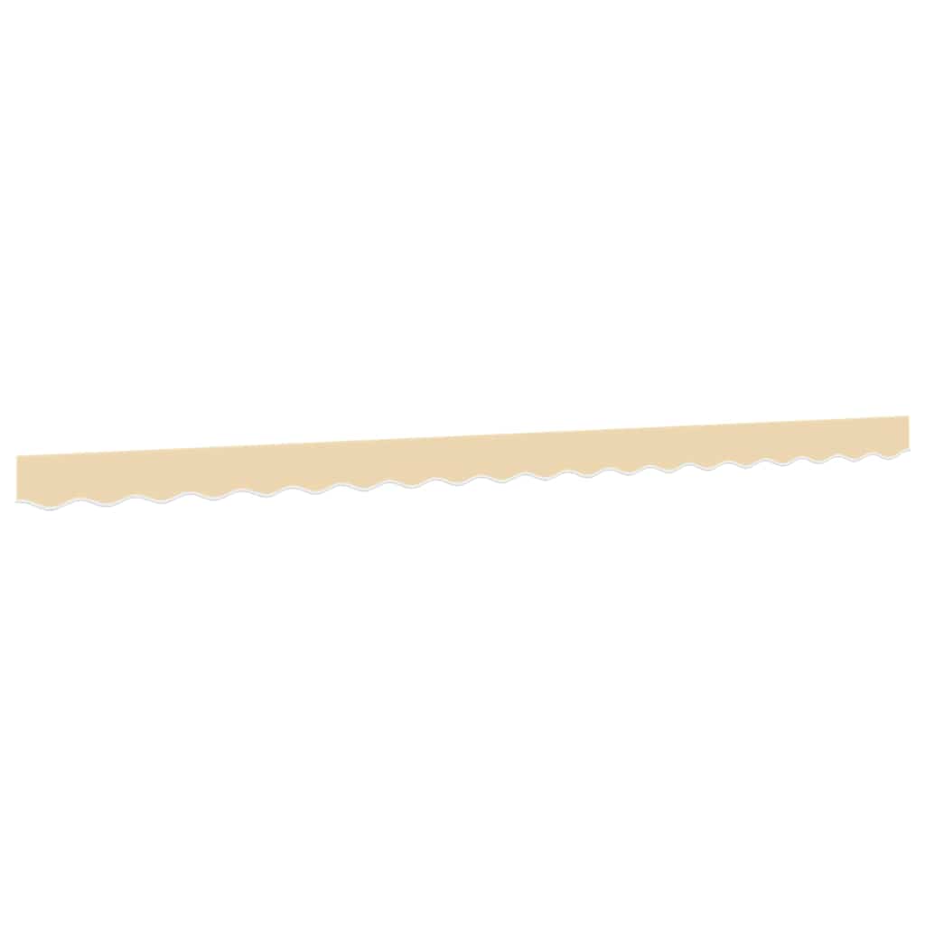 Markisenvolant Creme Gestreift 400 cm
