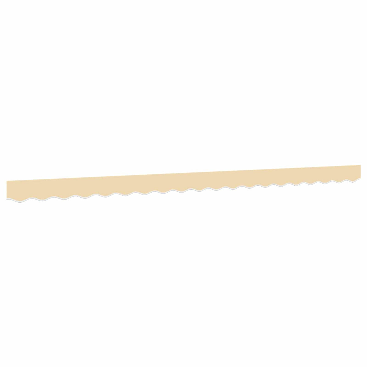 Markisenvolant Creme Gestreift 600 cm