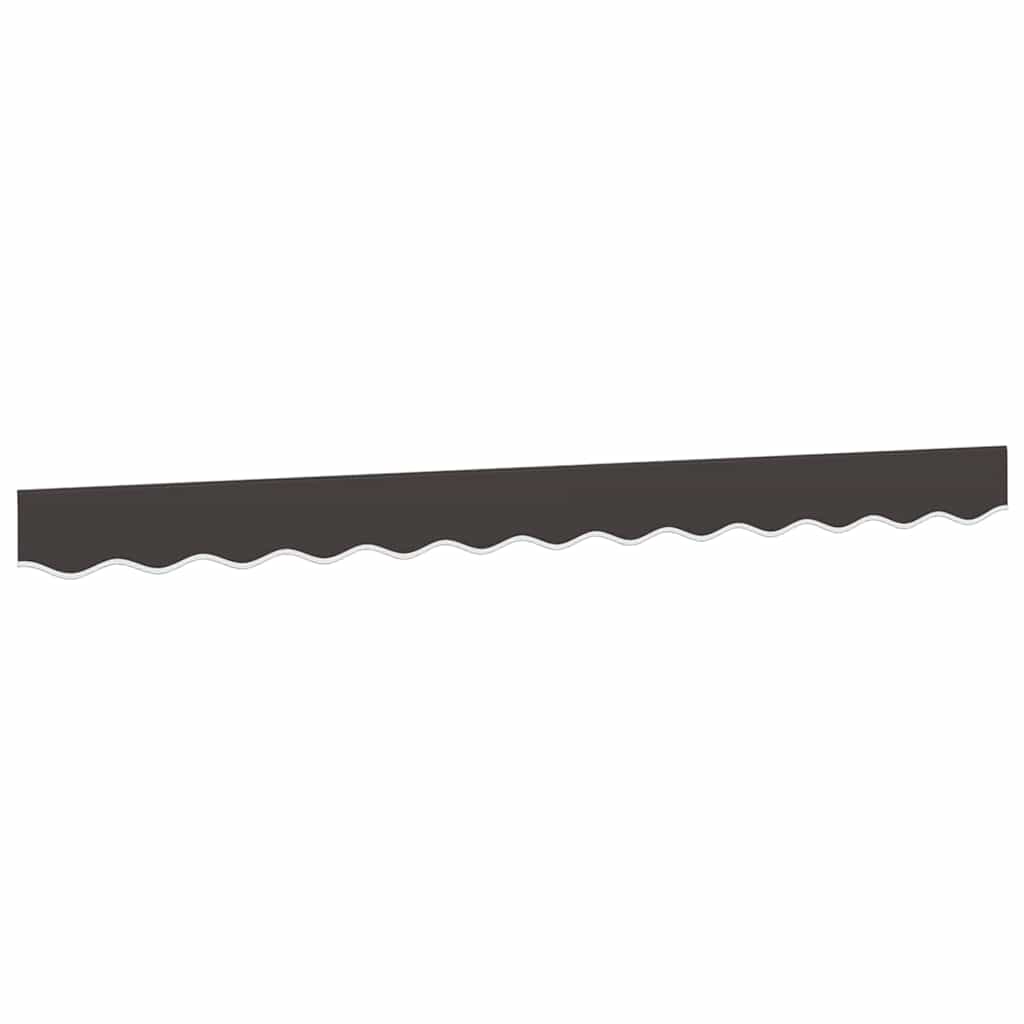 Markisenvolant Anthrazit Gestreift 350 cm