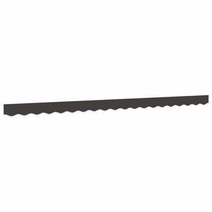 Markisenvolant Anthrazit Gestreift 400 cm