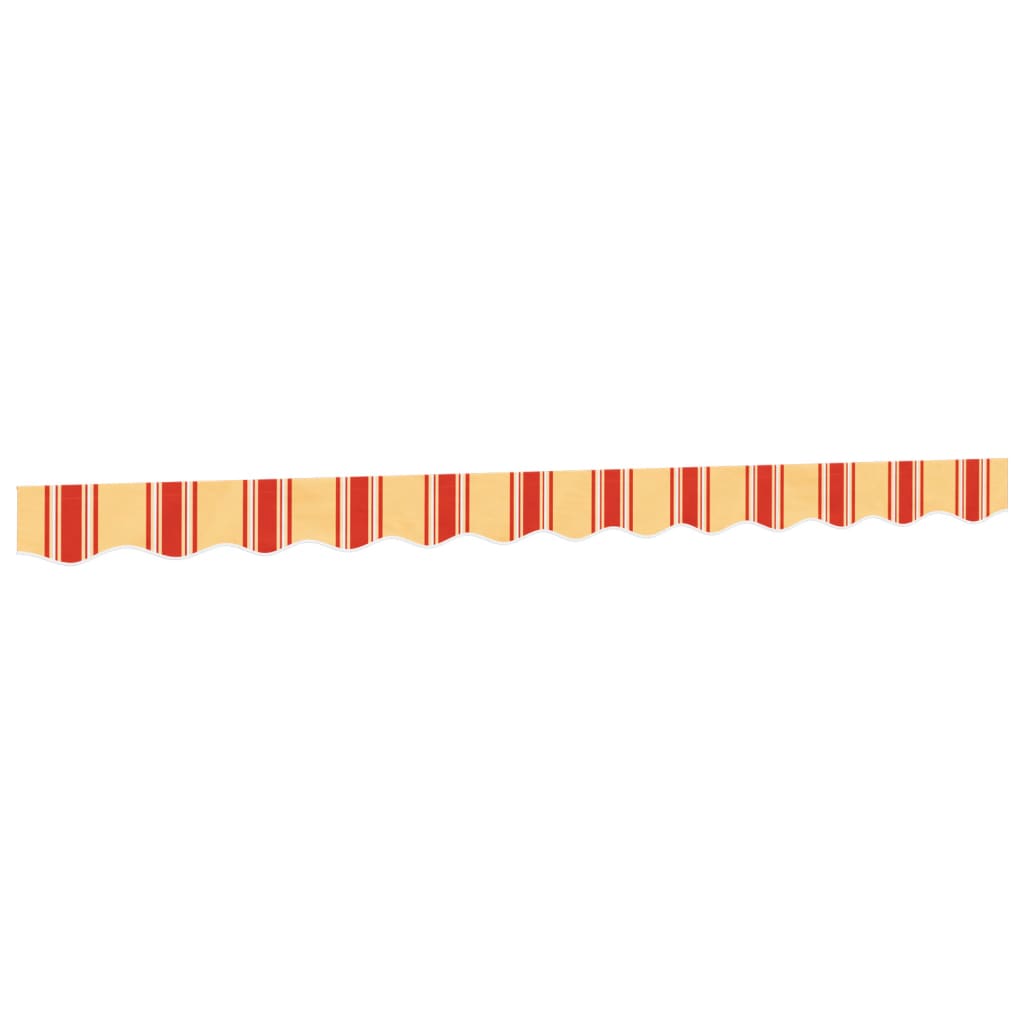 Markisenvolant Gelb und Orange Gestreift 300 cm