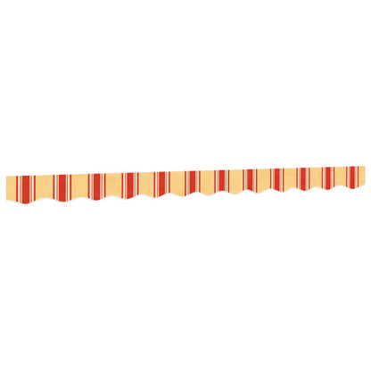 Markisenvolant Gelb und Orange Gestreift 300 cm