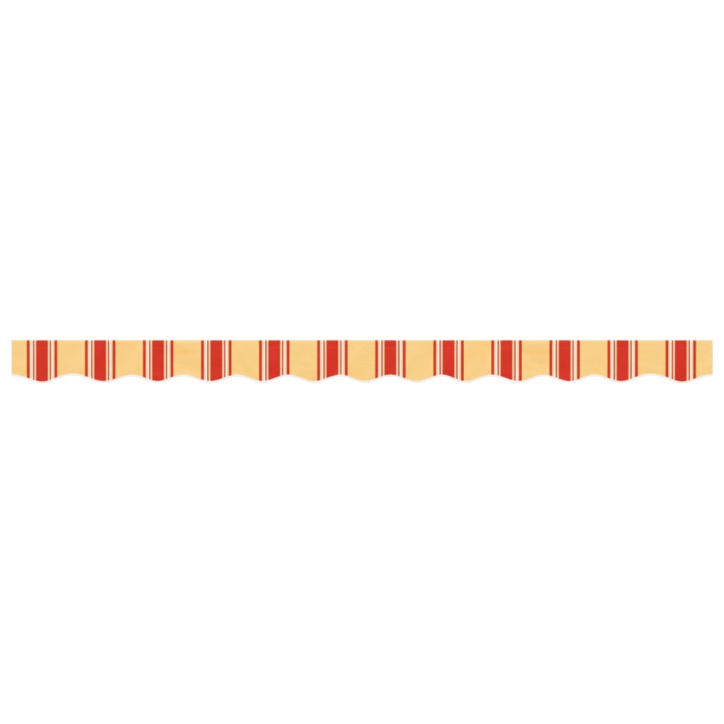 Markisenvolant Gelb und Orange Gestreift 300 cm