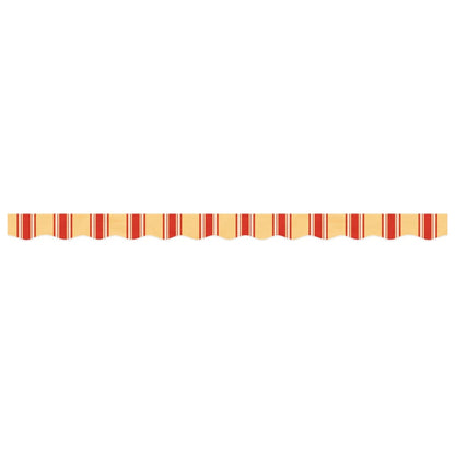 Markisenvolant Gelb und Orange Gestreift 300 cm