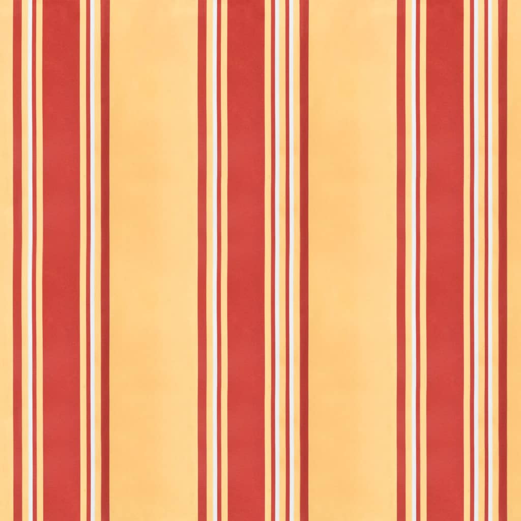 Markisenvolant Gelb und Orange Gestreift 300 cm