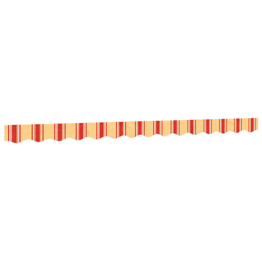 Markisenvolant Gelb und Orange Gestreift 350 cm
