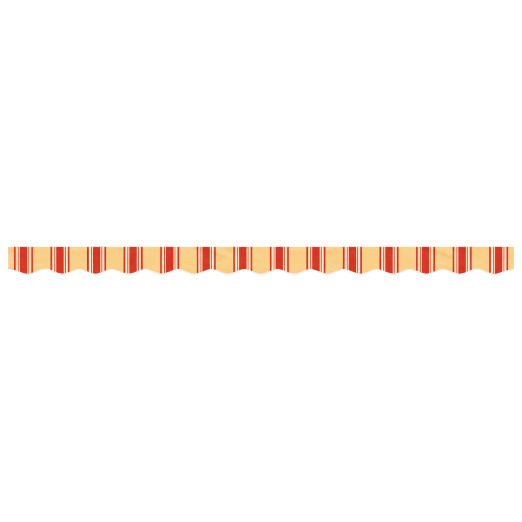 Markisenvolant Gelb und Orange Gestreift 350 cm