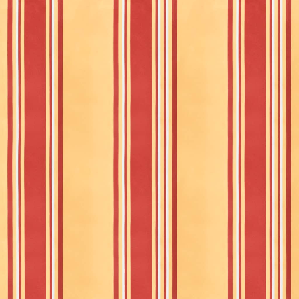 Markisenvolant Gelb und Orange Gestreift 350 cm