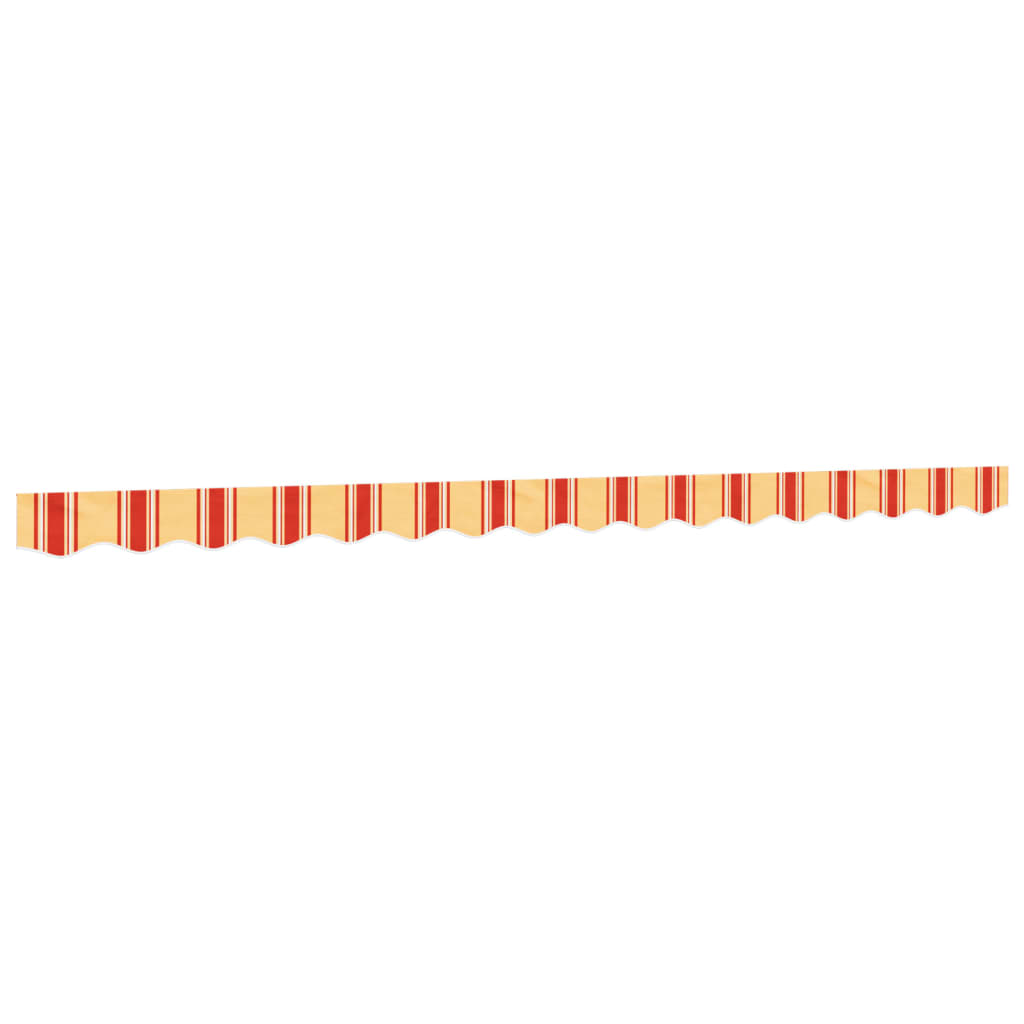 Markisenvolant Gelb und Orange Gestreift 400 cm