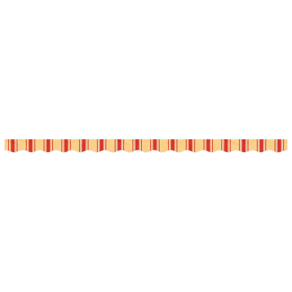 Markisenvolant Gelb und Orange Gestreift 400 cm
