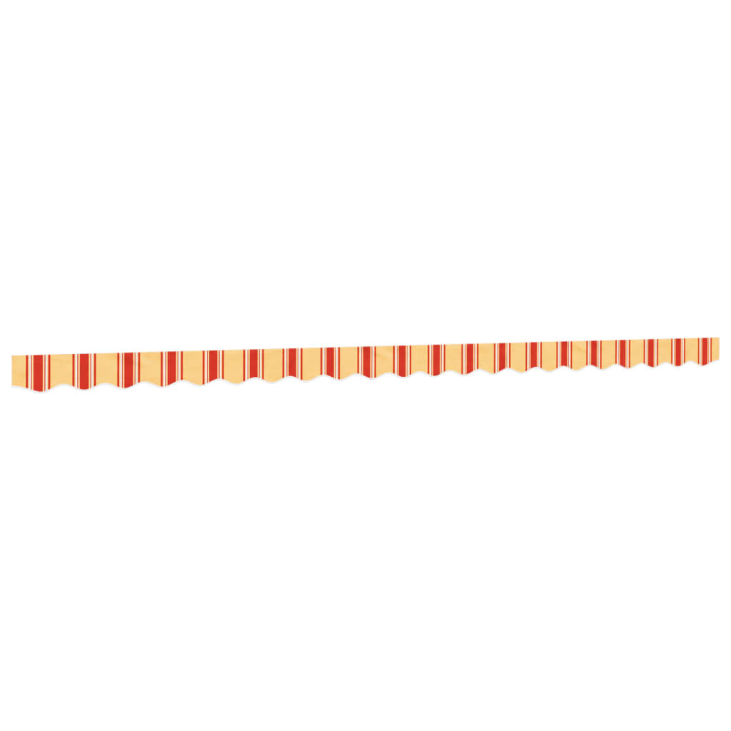 Markisenvolant Gelb und Orange Gestreift 500 cm