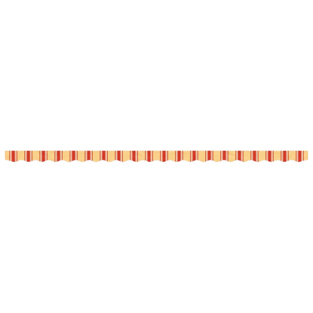 Markisenvolant Gelb und Orange Gestreift 500 cm