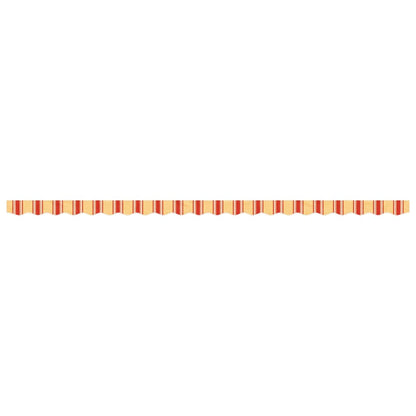 Markisenvolant Gelb und Orange Gestreift 500 cm