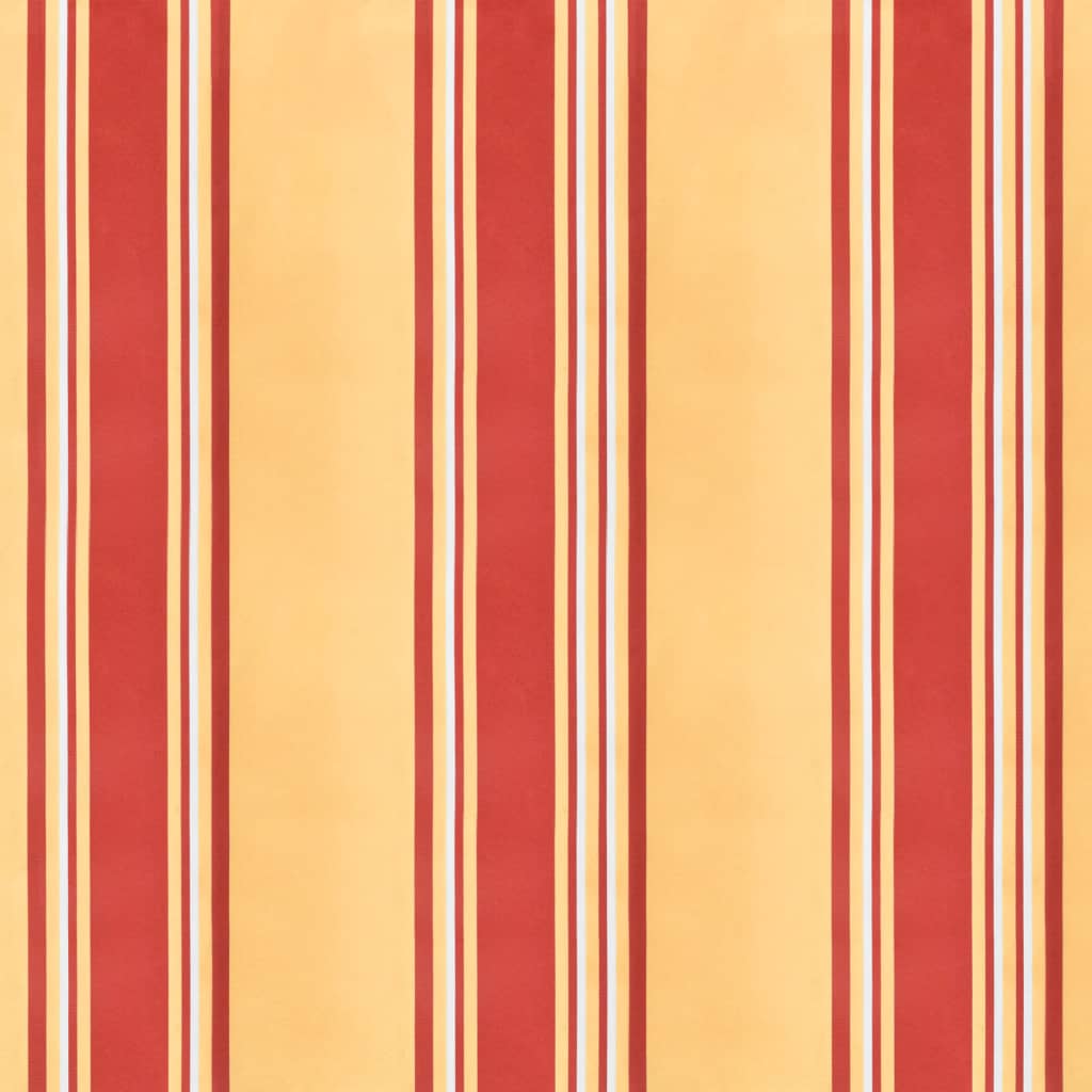 Markisenvolant Gelb und Orange Gestreift 500 cm