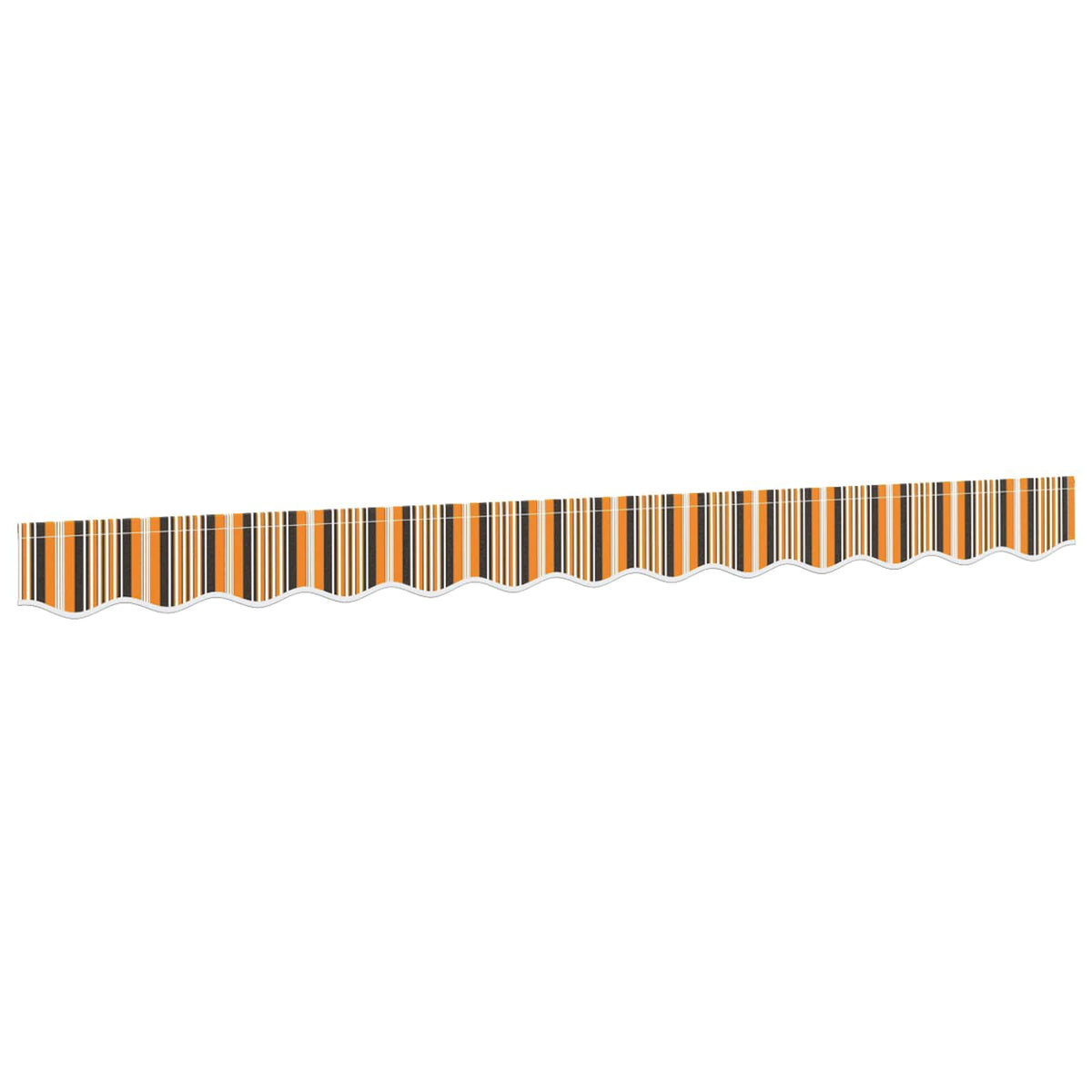 Markisenvolant Gelb und Grau Gestreift 300 cm