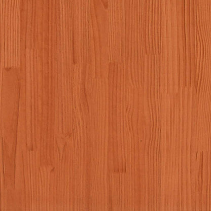Etagenbett Wachsbraun 90x200 cm Massivholz Kiefer