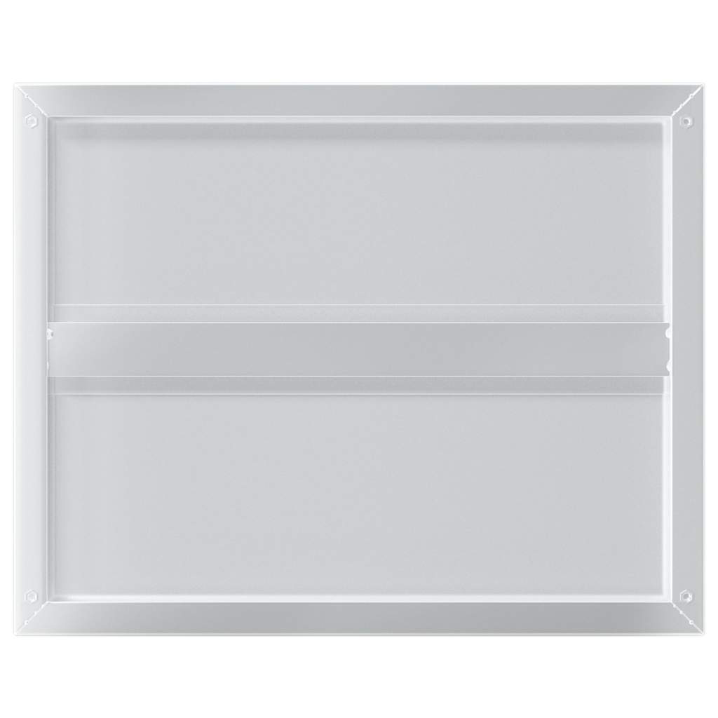 Wandregale 2 Stk. 50x40 cm Silbern Edelstahl