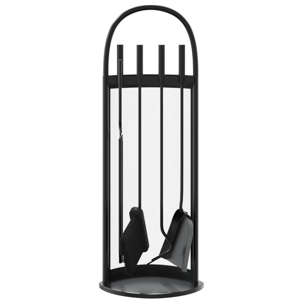 5-teiliges Kaminbesteck-Set 23 x 15 x 66 cm Stahl