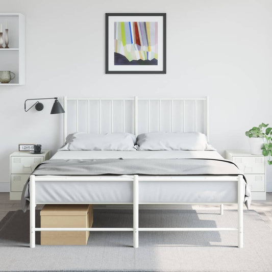 Tables de chevet 2 pcs. Blanc 34,5x39x44 cm en acier