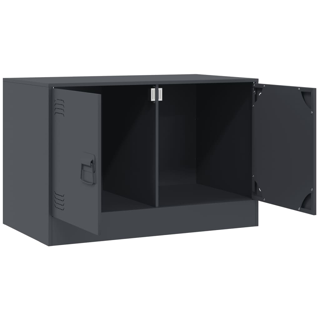 Meubles TV 2 pcs. Anthracite 67x39x44 cm en acier