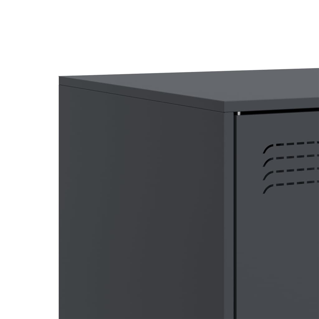 Meubles TV 2 pcs. Anthracite 67x39x44 cm en acier