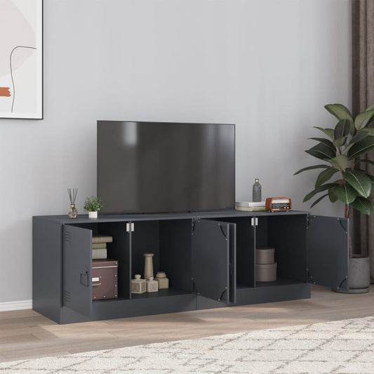 Meubles TV 2 pcs. Anthracite 67x39x44 cm en acier
