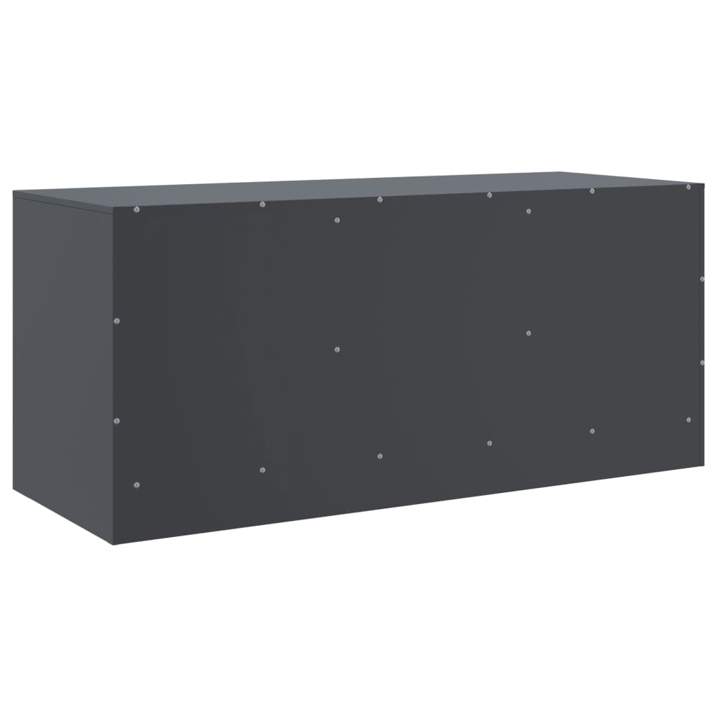 TV-Schrank Anthrazit 99x39x44 cm Stahl