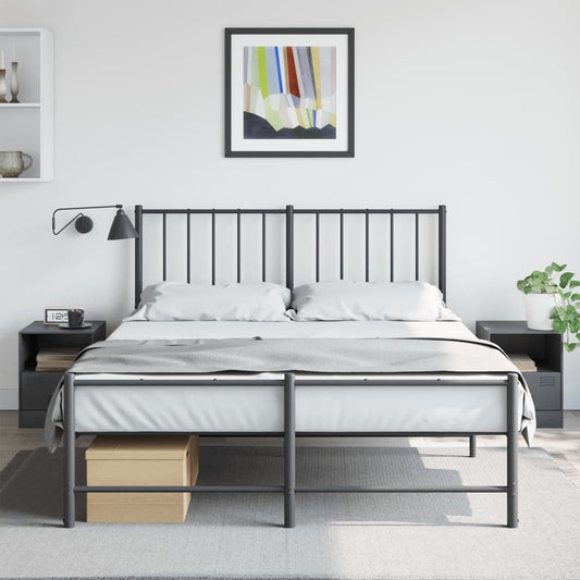Bedside tables 2 pcs. Anthracite 34.5x39x44 cm steel