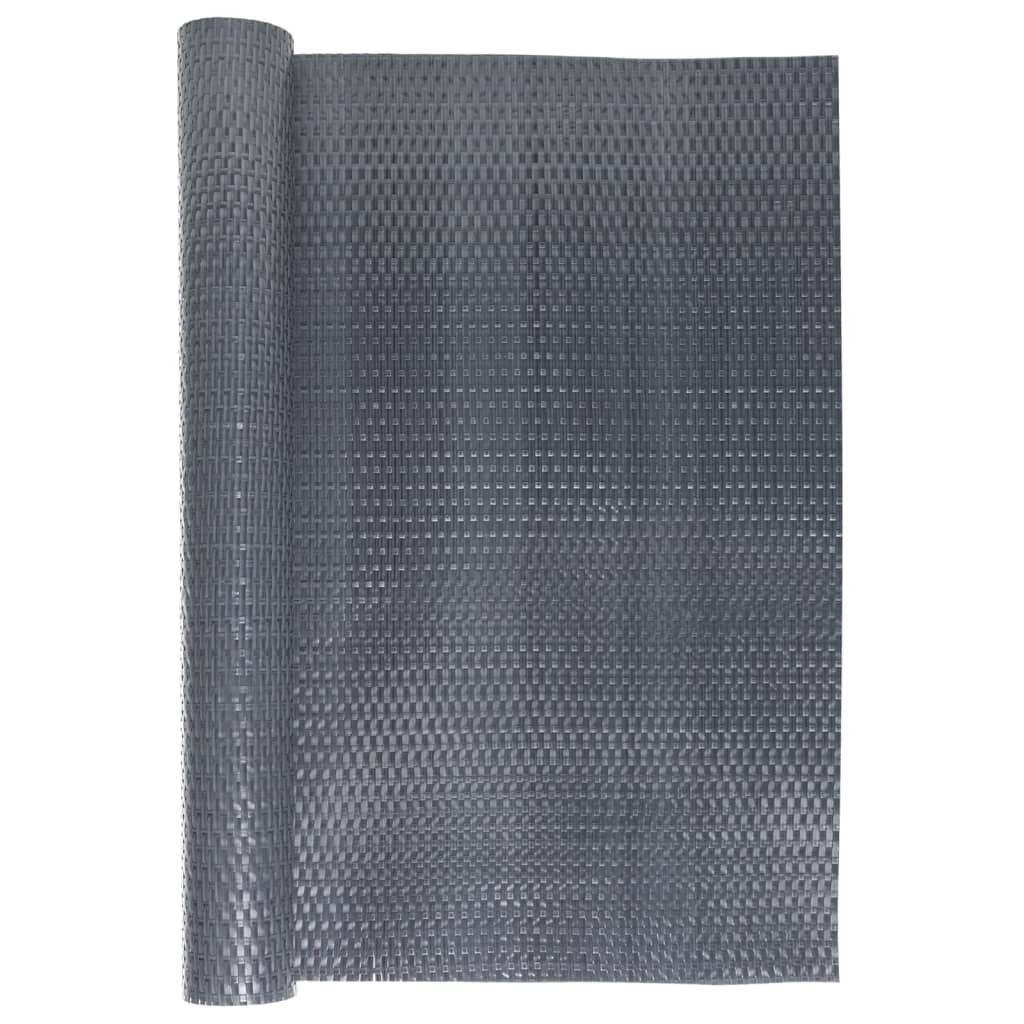 Balkon-Sichtschutz Anthrazit 1000x100 cm Poly Rattan