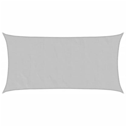 Sonnensegel Hellgrau 3x6 m 100% Polyester Oxford