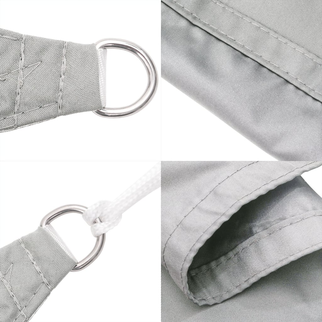 Sonnensegel Hellgrau 3x6 m 100% Polyester Oxford