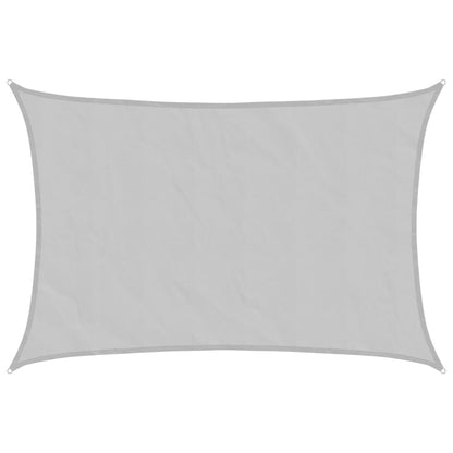 Sonnensegel Hellgrau 4x5 m 100% Polyester Oxford