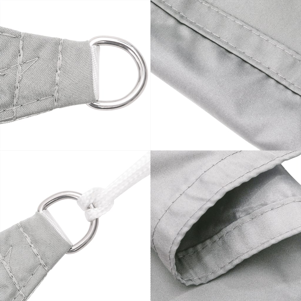 Sonnensegel Hellgrau 4x5 m 100% Polyester Oxford